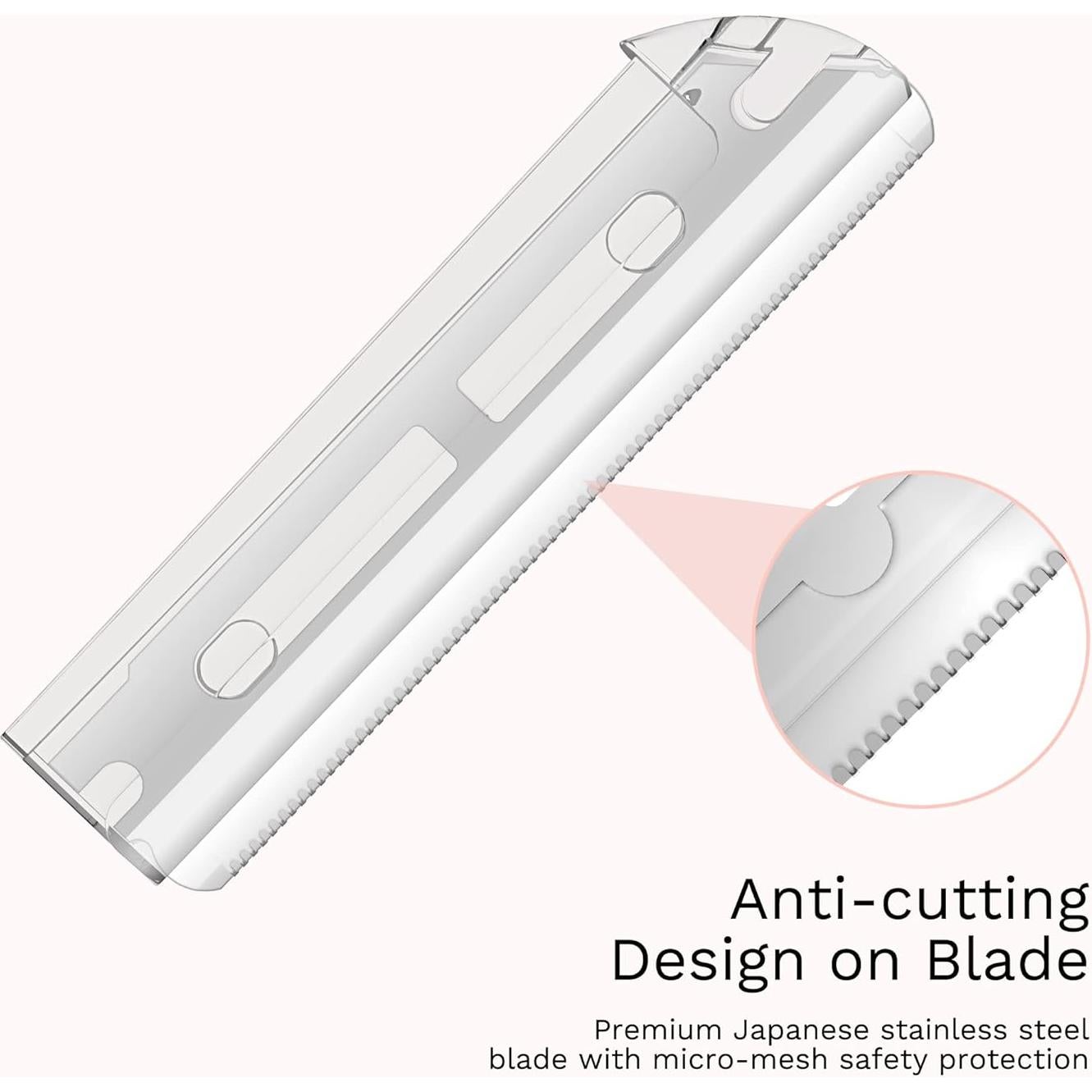 Cuchillas de Repuesto ENNVA de Acero Inoxidable - 10 Unidades