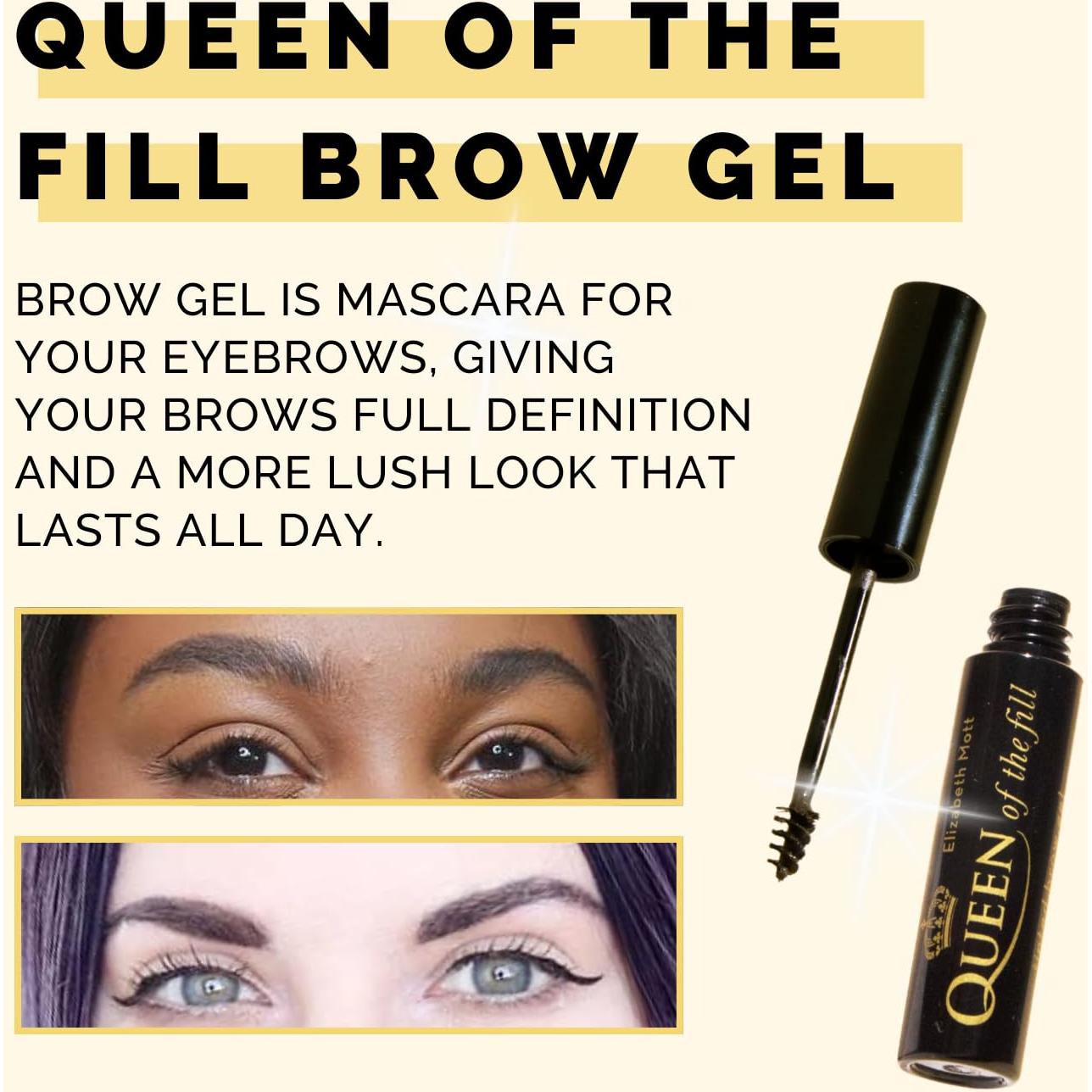 Gel para Cejas Elizabeth Mott FILL - Tinte Negro 4.5g