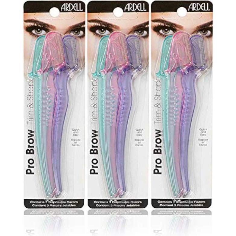 Recortador de Cejas Ardell - Paquete de 3 Afeitadoras Desechables