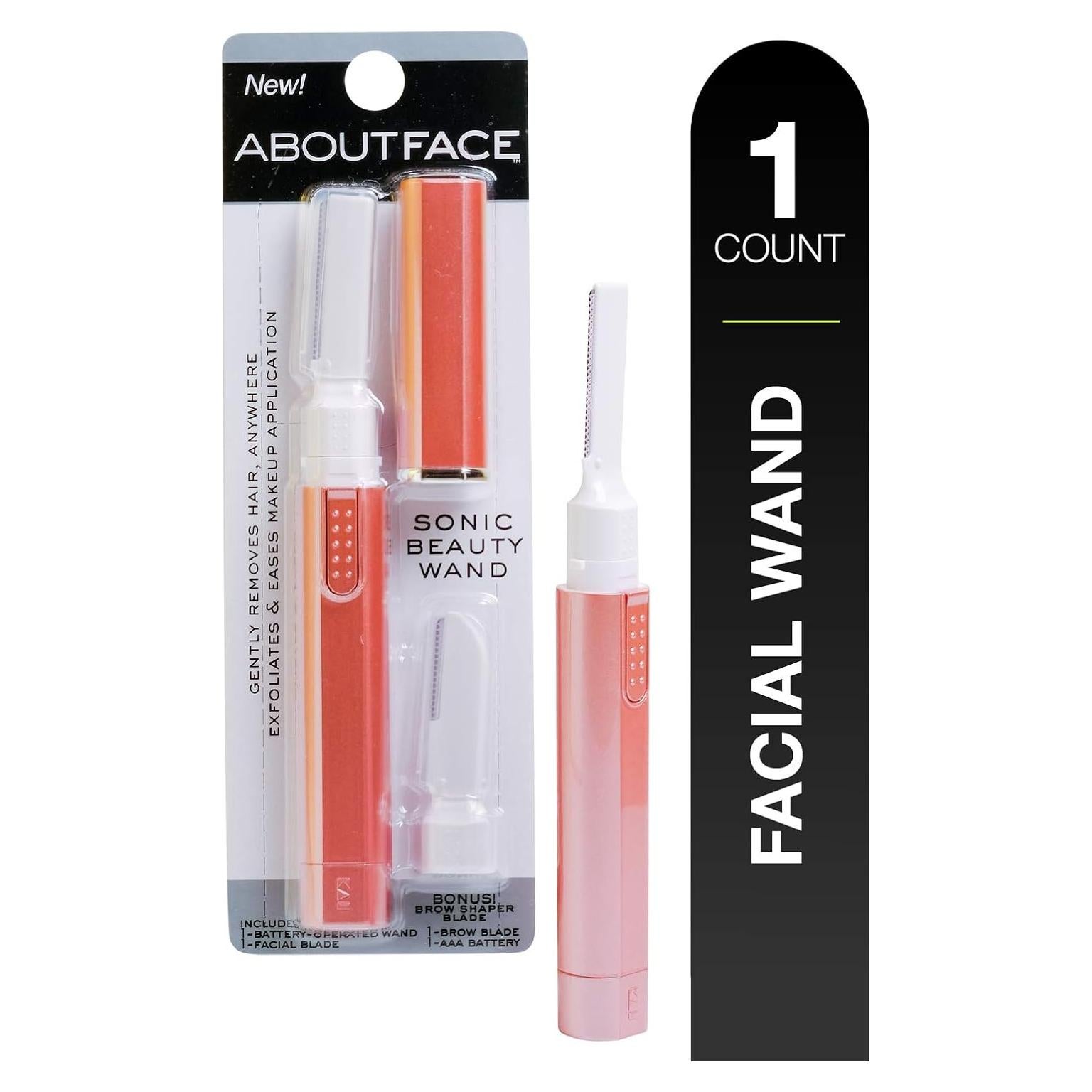 Varita de Belleza Sónica About Face - Removedor de Vello Facial