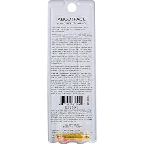 Varita de Belleza Sónica About Face - Removedor de Vello Facial