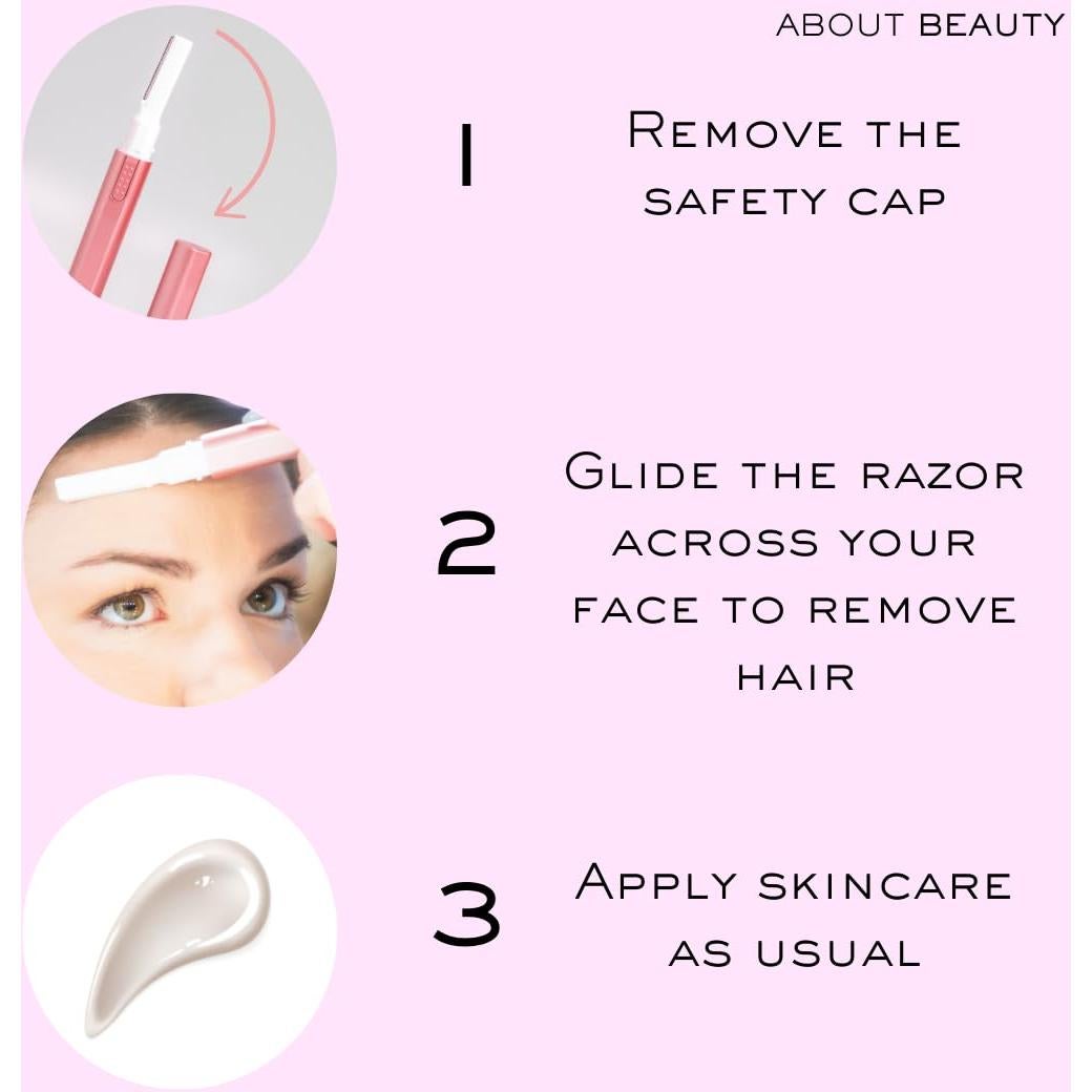 Varita de Belleza Sónica About Face - Removedor de Vello Facial