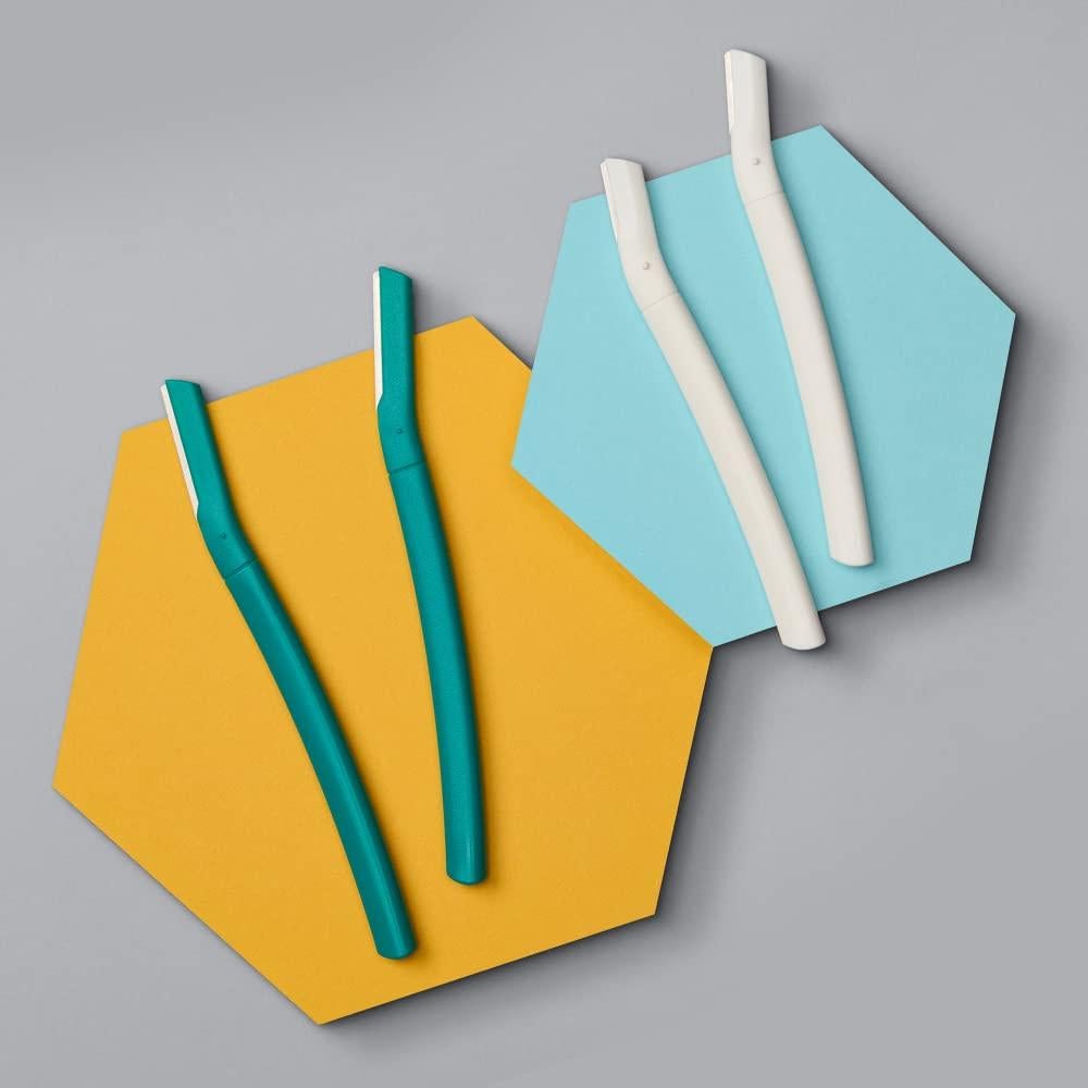 Afeitadores Faciales GiGi 4 Pcs - Precisión para Cejas y Vello