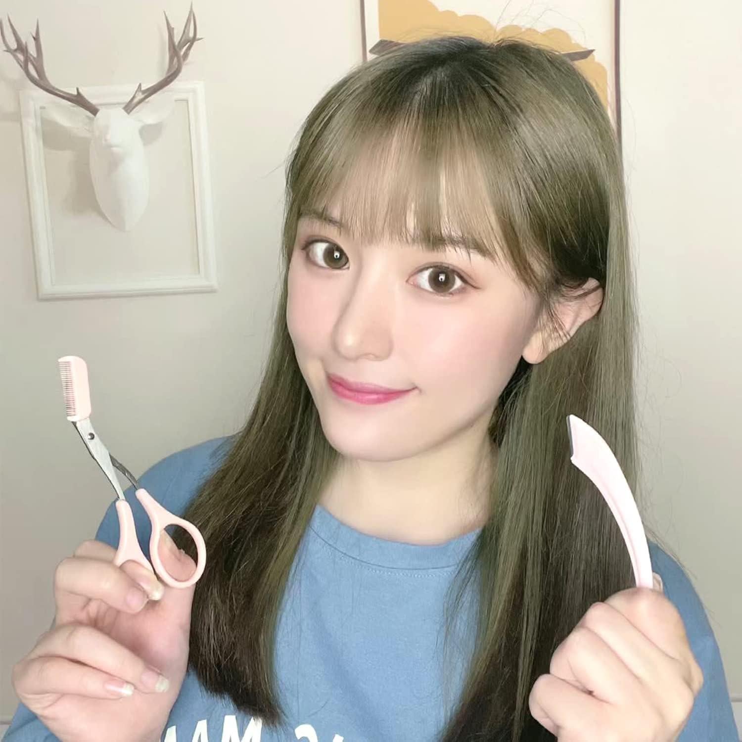 Juego de 6 Recortadores de Cejas Curvados CHENYOUSH