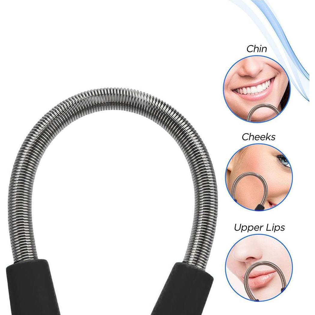 Set de Eliminación de Vello Facial Kapmore S-1 con Pinzas y Rasuradora