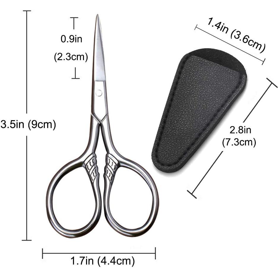 Tijeras de Precisión HITOPTY Vintage 8.9 cm Acero Inoxidable