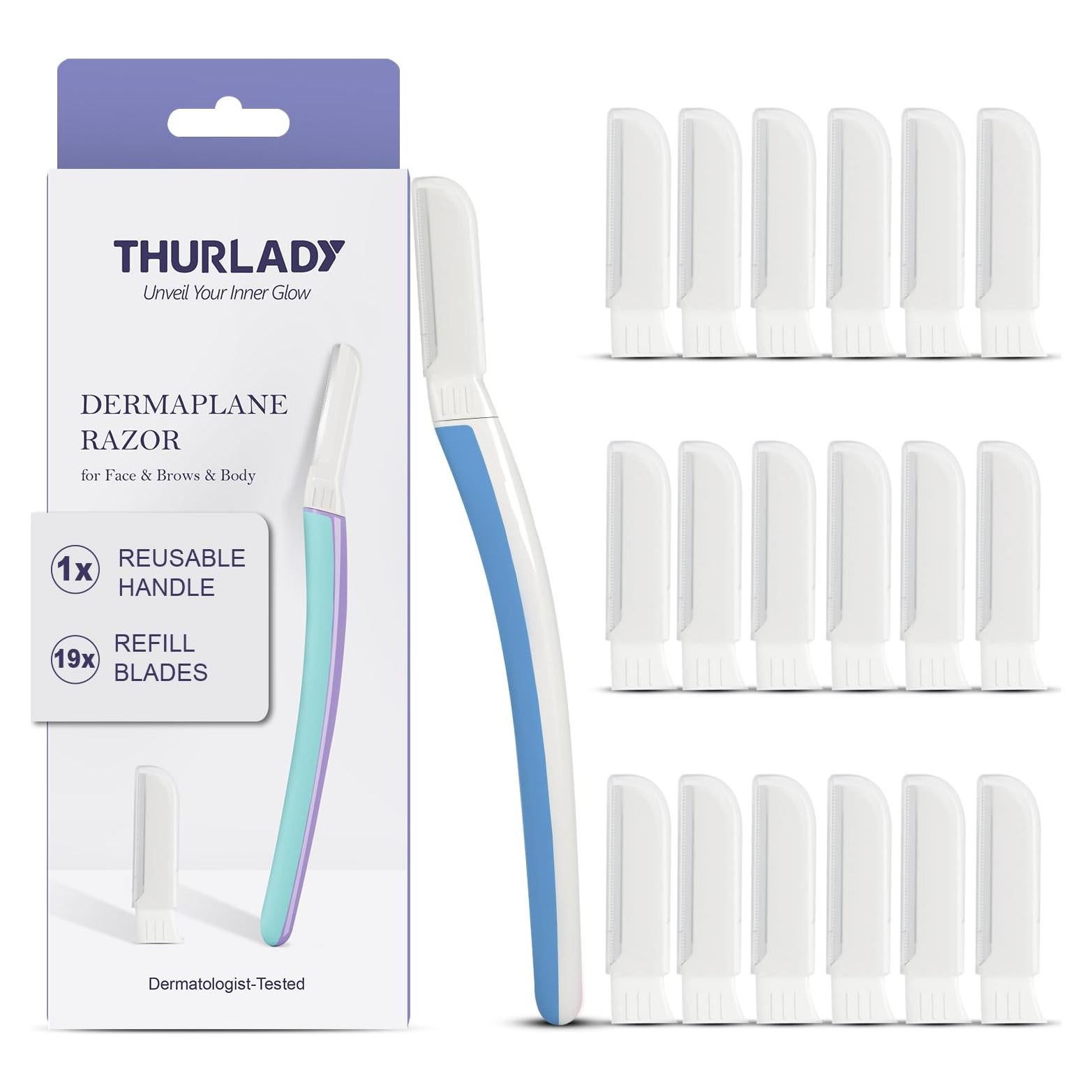 Rasuradora Facial THURLADY Escarcha Egea con 19 Cuchillas