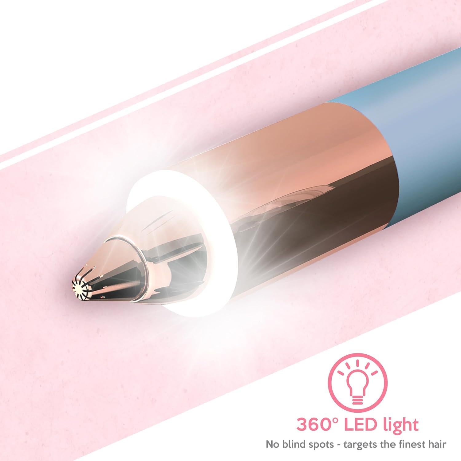 Removedor de Vello de Cejas iMusthav Azul Cristal Portátil