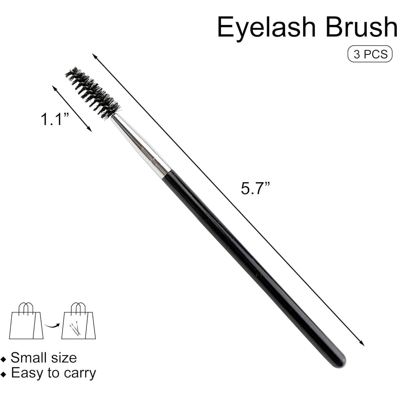 Cepillos de Pestañas Quacc 3 PCS Ajustables Reutilizables