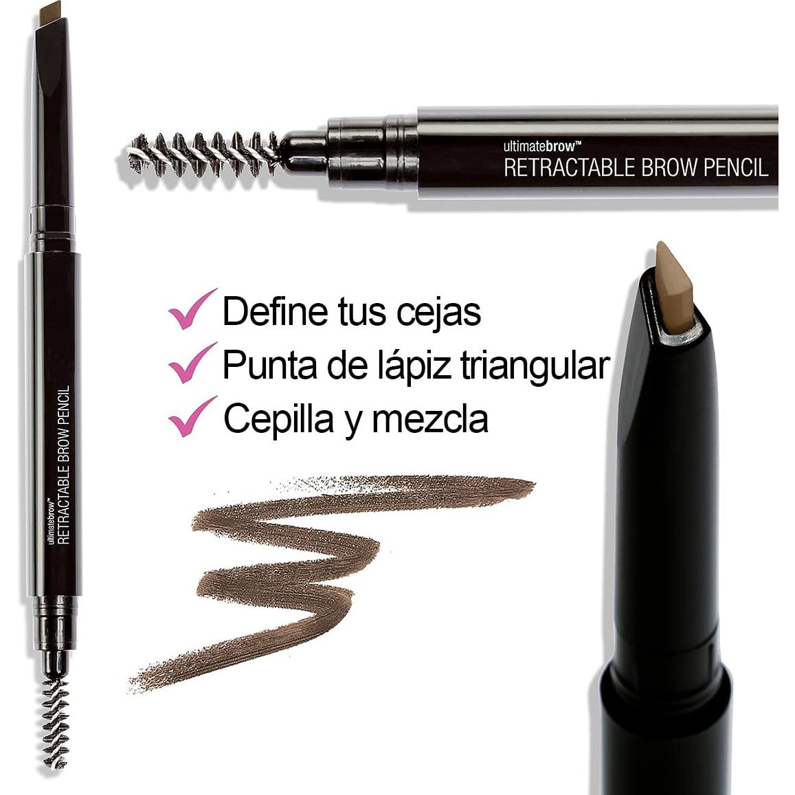 Lápiz Definidor Retráctil para Cejas Wet n Wild Marrón Medio