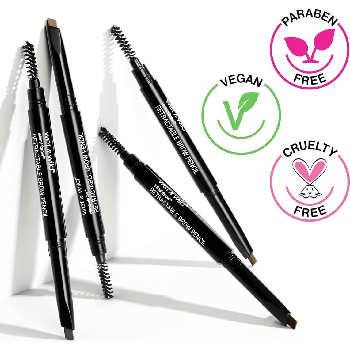 Lápiz Definidor Retráctil para Cejas Wet n Wild Marrón Medio