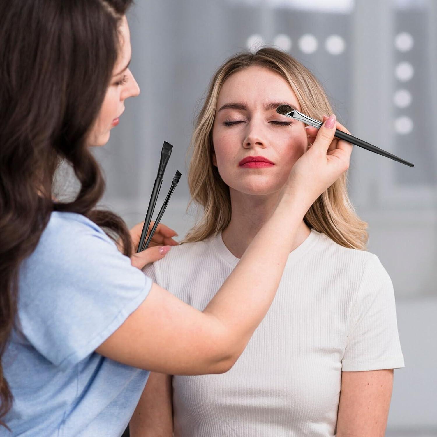 Juego de 3 Pinceles de Delineador MUIIGOOD para Cejas y Corrector