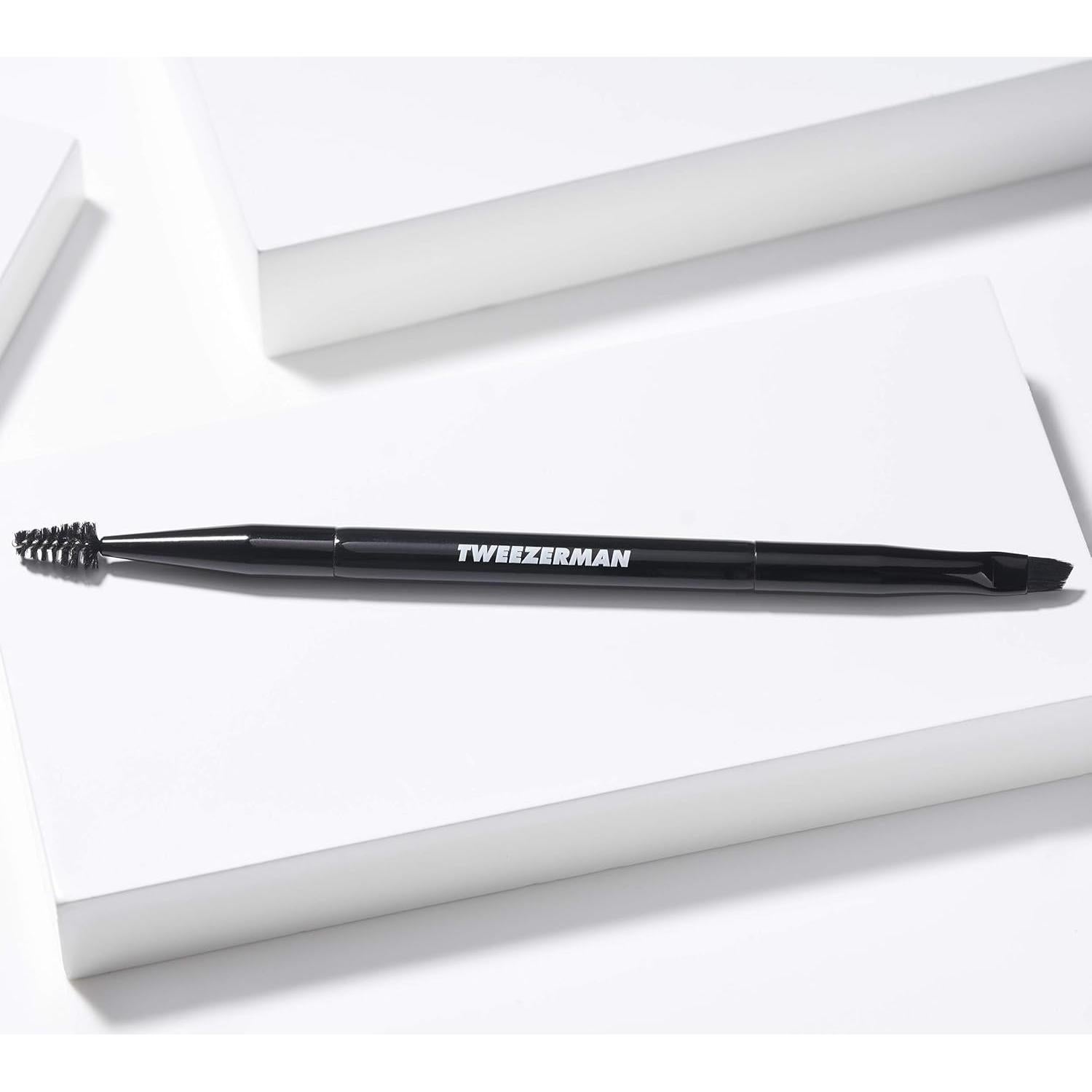 Brocha Angulada Doble Cara Tweezerman para Cejas 20.6cm