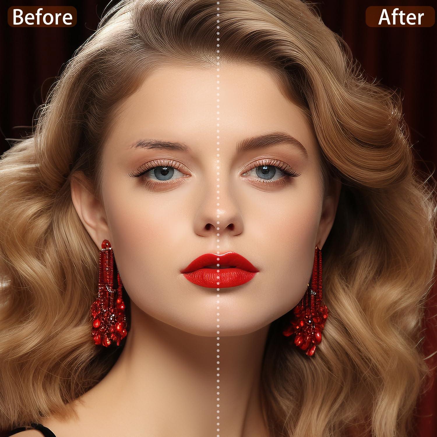 Lápiz de Cejas 2-en-1 LAVONE Marrón Oscuro con Cepillo