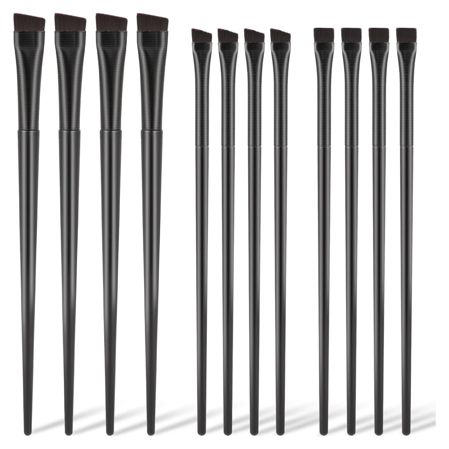 Paquete de 12 Pinceles de Delineador de Ojos KALIONE