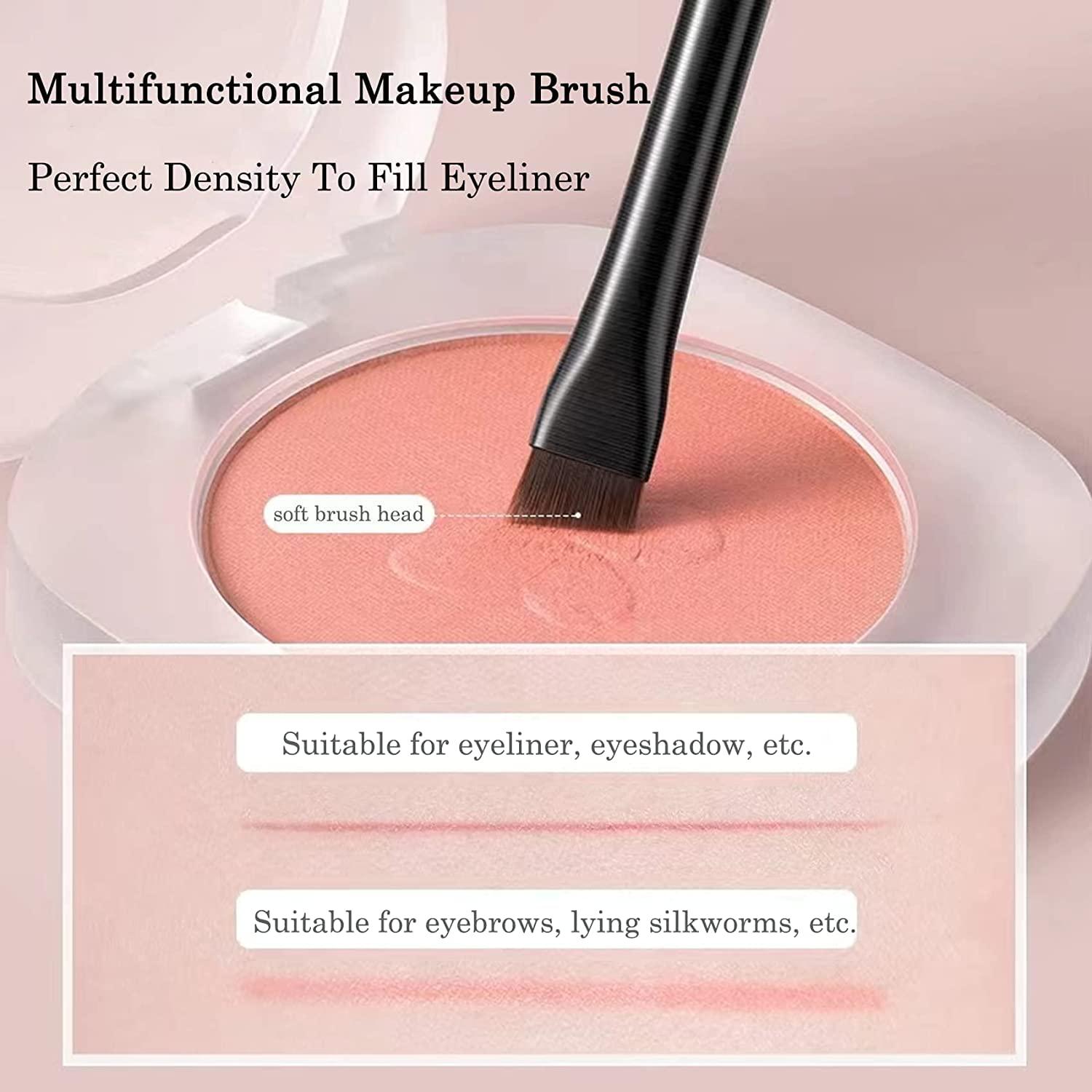 Juego de Pinceles para Cejas Raffaello 3 Piezas - Cerdas Sintéticas