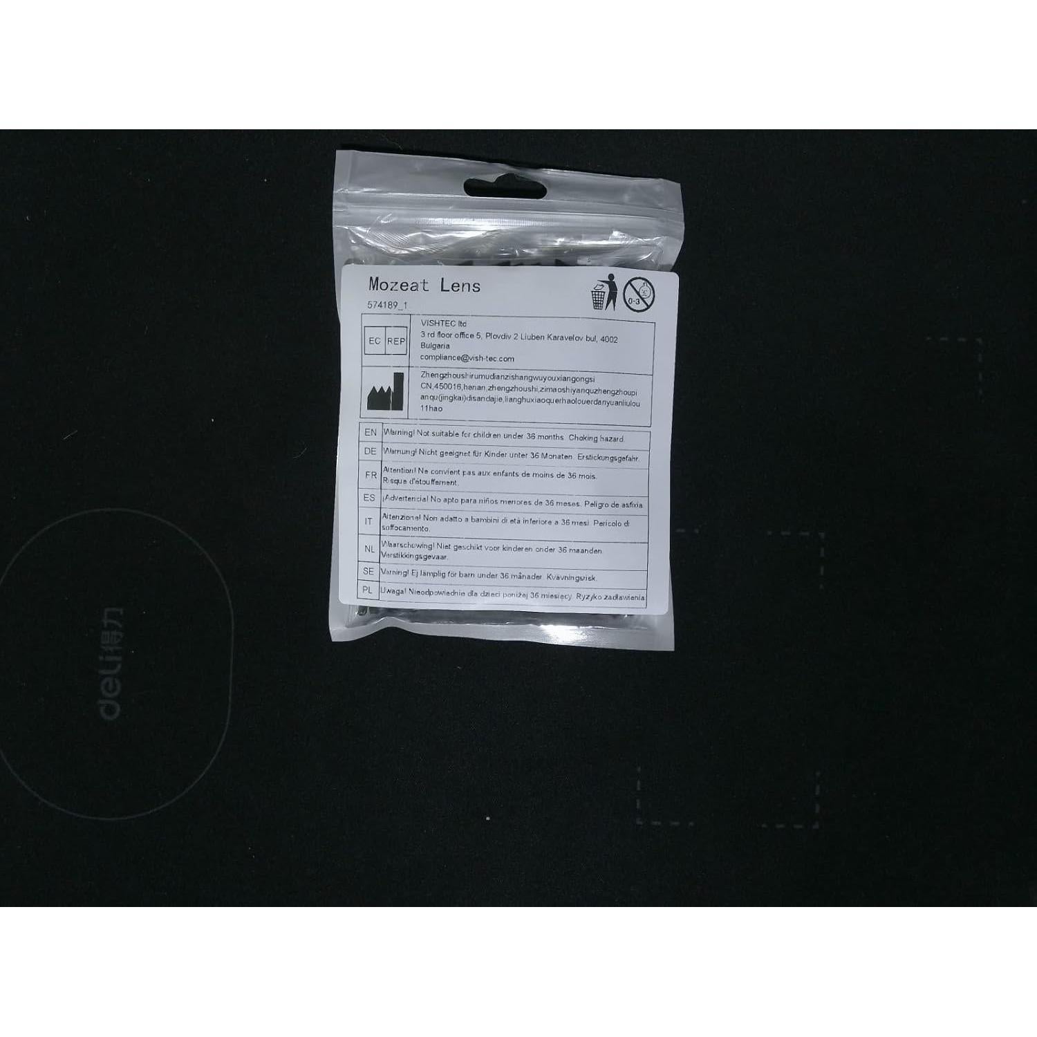 50 Piezas Brochas de Cejas Anguladas MOZEAT LENS 10cm