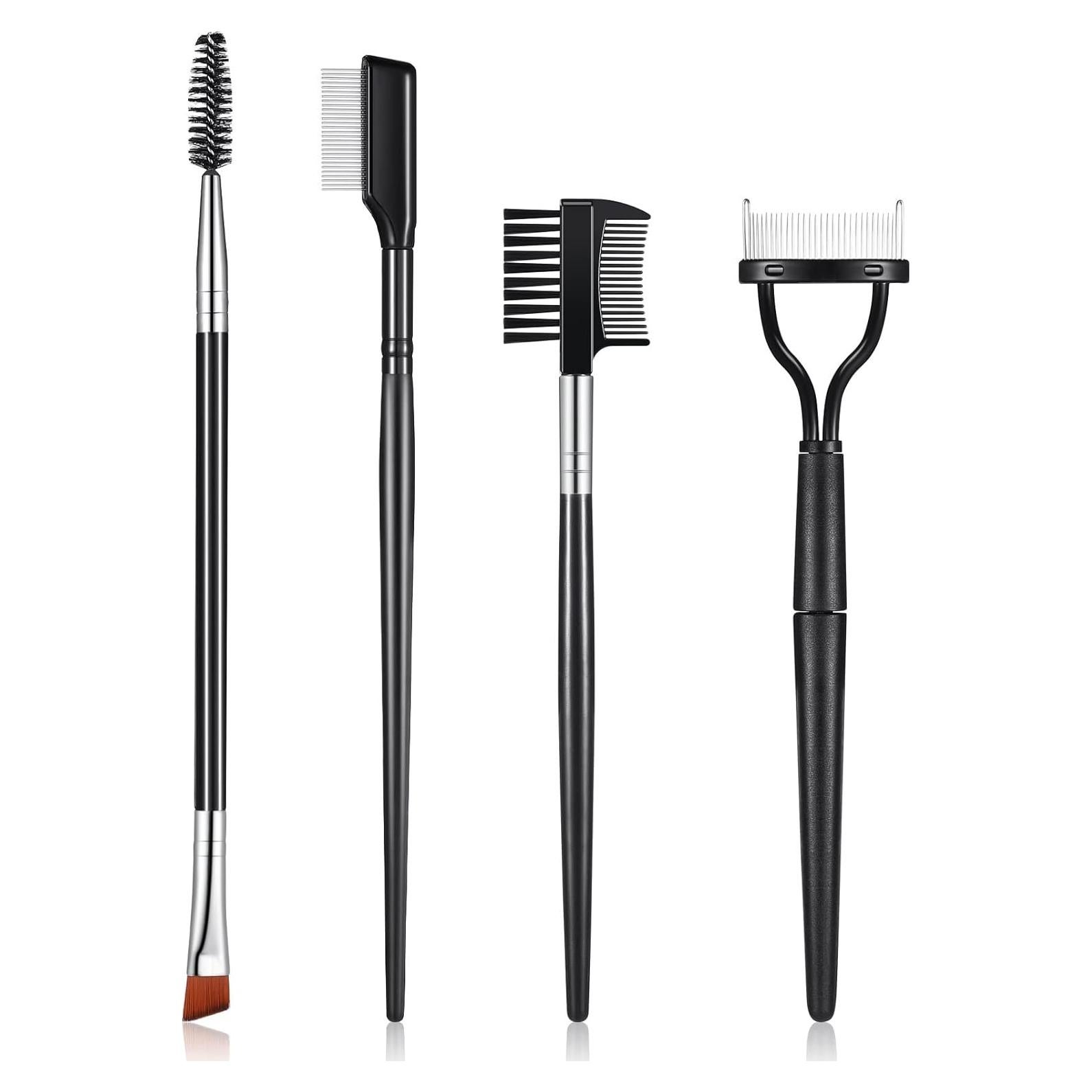 Set de 4 Cepillos de Cejas y Pestañas Skyley Plegables
