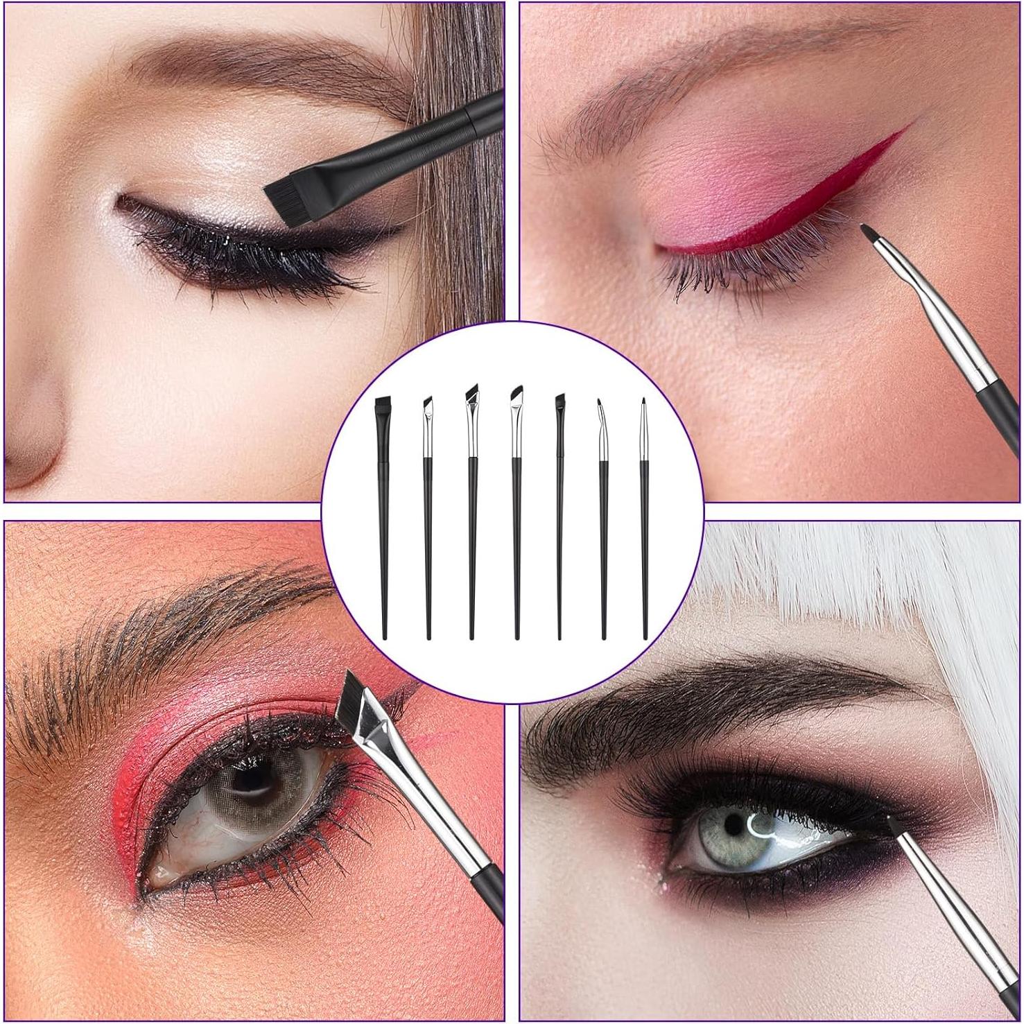 Juego de 7 Pinceles para Delineador BOHUIZ - Maquillaje Ojos