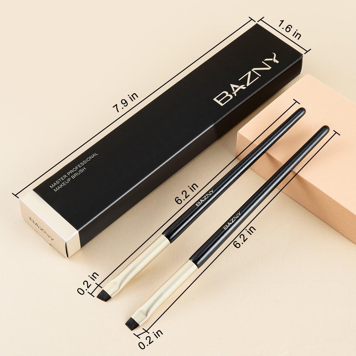 Juego de Pinceles de Delineador y Cejas BAZNY 2 Pcs