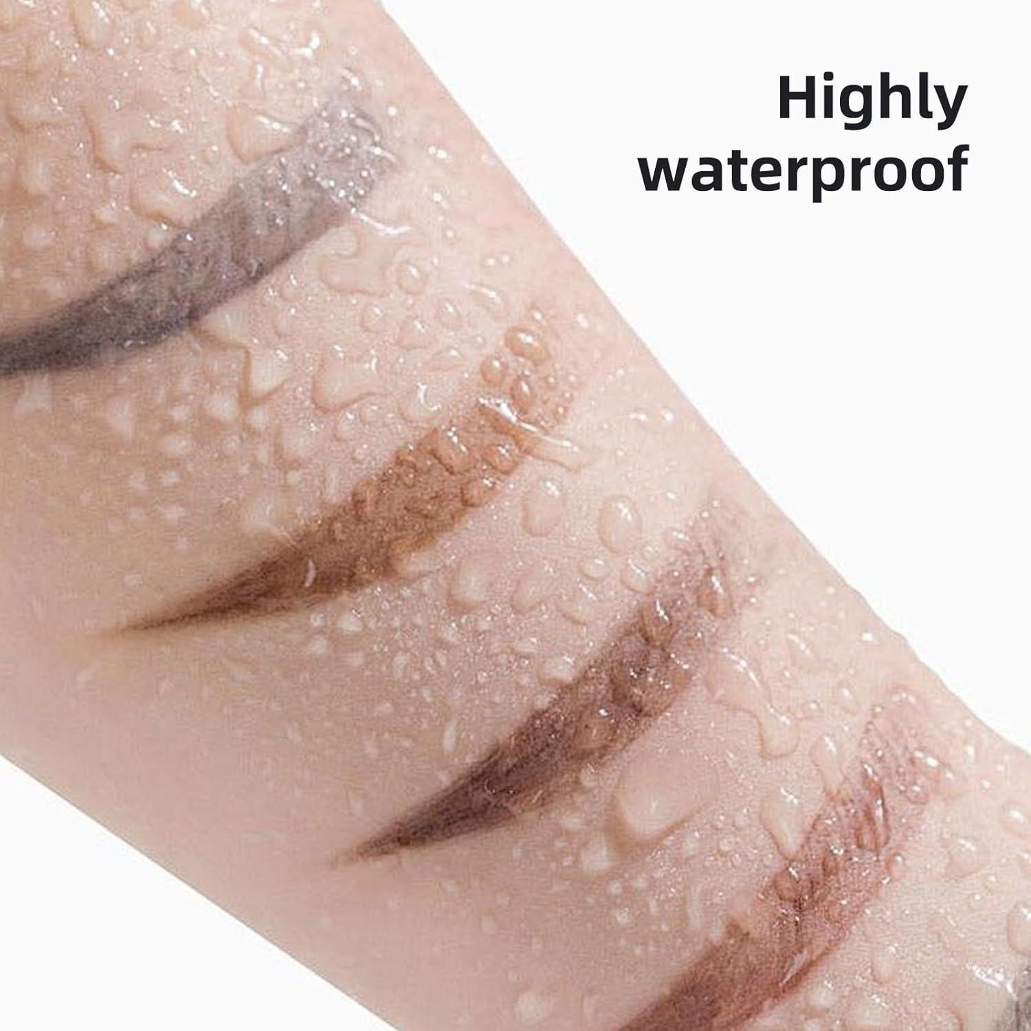 Set de 12 Lápices de Cejas 2 en 1 MooGlamor Marrón Oscuro