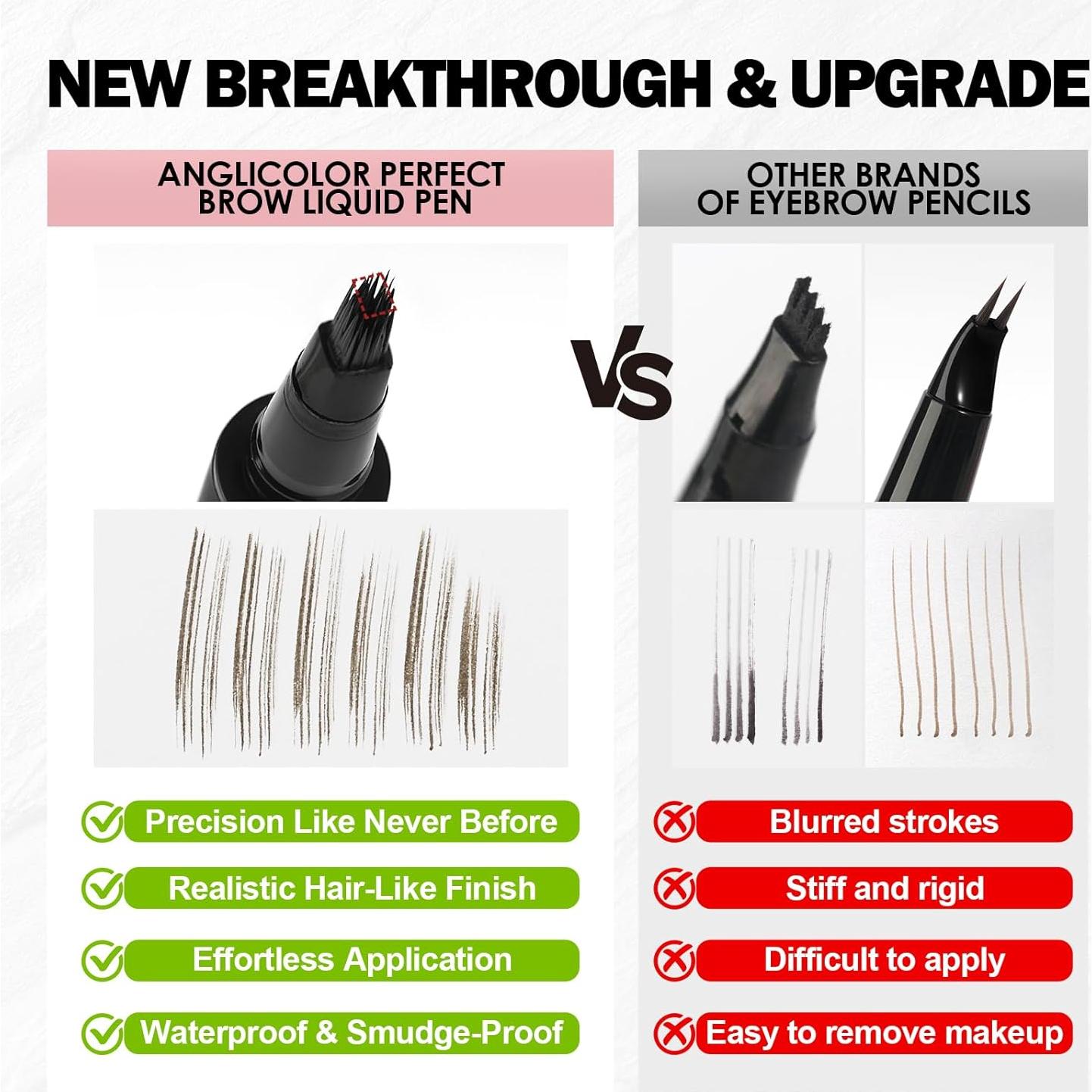 Bolígrafo de Cejas Líquido Anglicolor 03 Marrón Pizarra