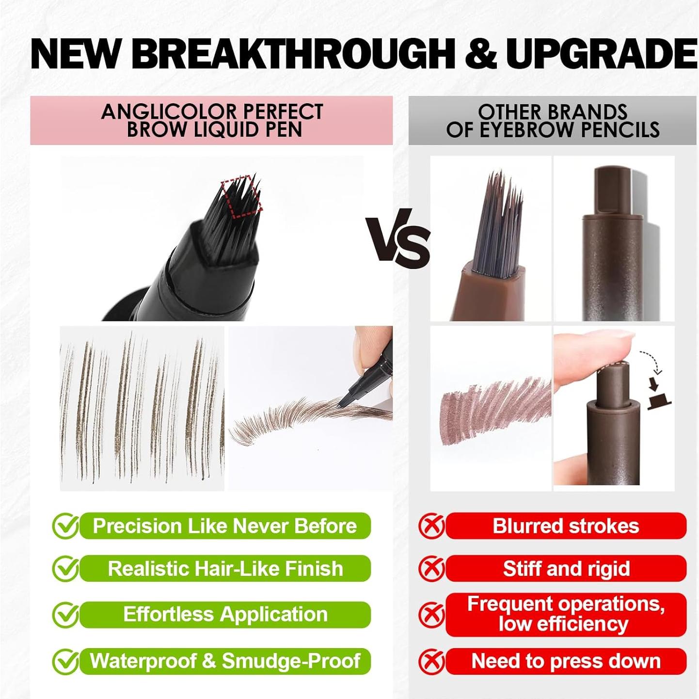 Bolígrafo de Cejas Líquido Anglicolor 03 Marrón Pizarra