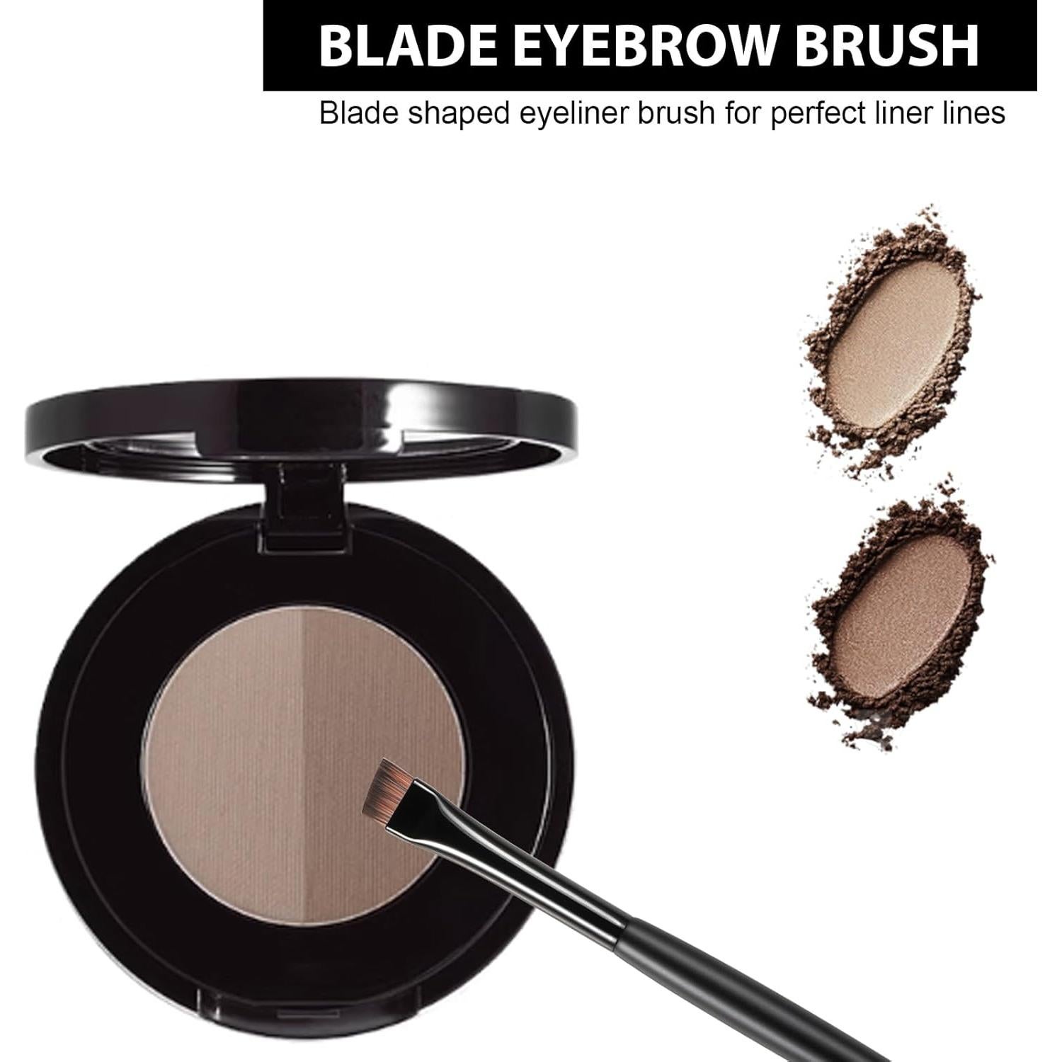 Brocha Angulada Profesional para Cejas BeautyFactor - 17.5 cm