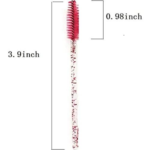 Cepillos Desechables para Pestañas Pimoys 100 Pcs 10 cm