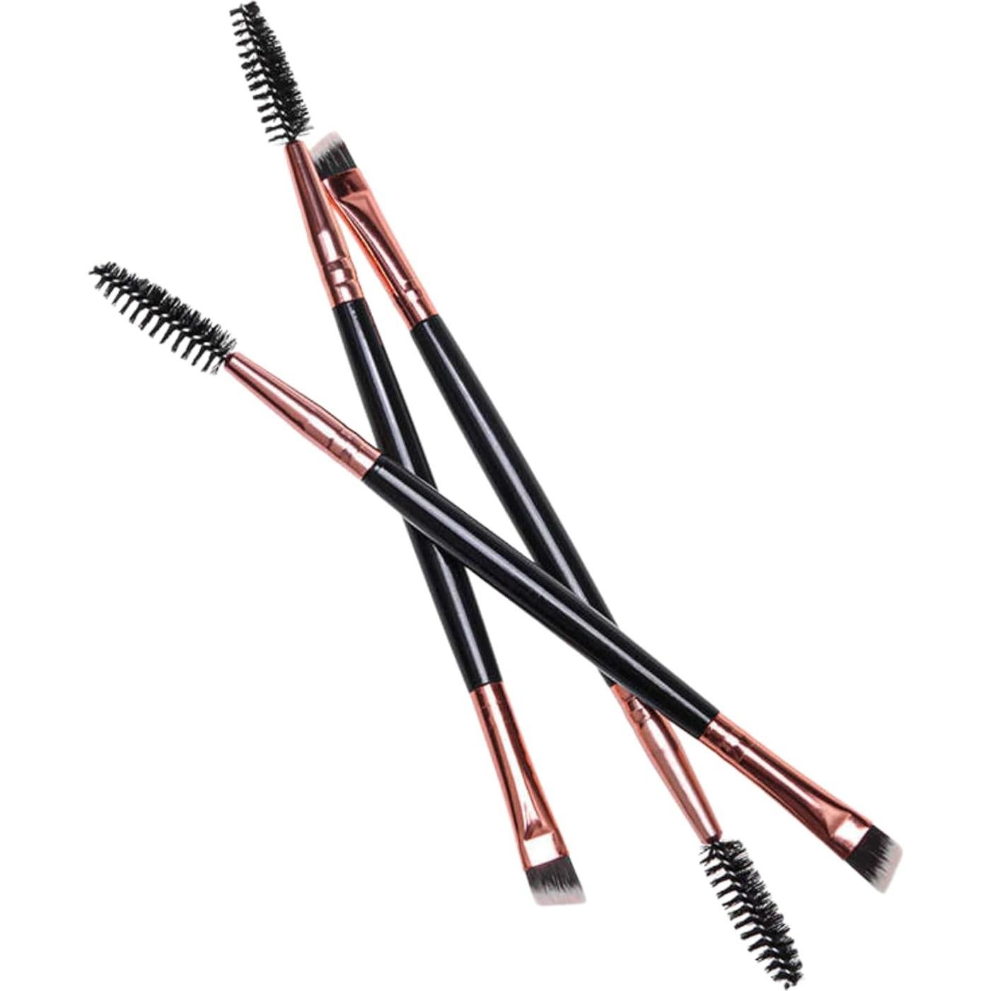 Brocha de Cejas Doble Cara Molly Skin con Spoolie 16cm