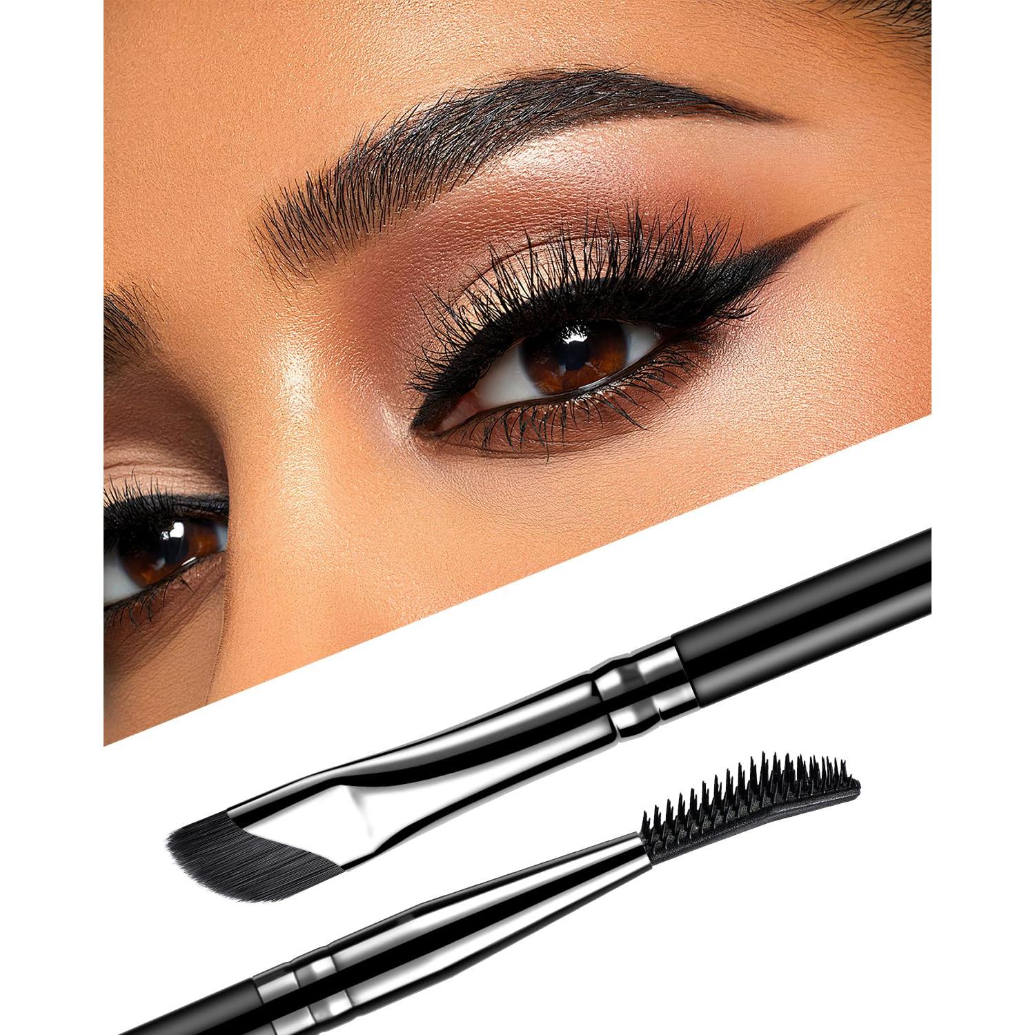 Brocha y Peine de Cejas Doble Punta EIGSHOW - Precisión Profesional