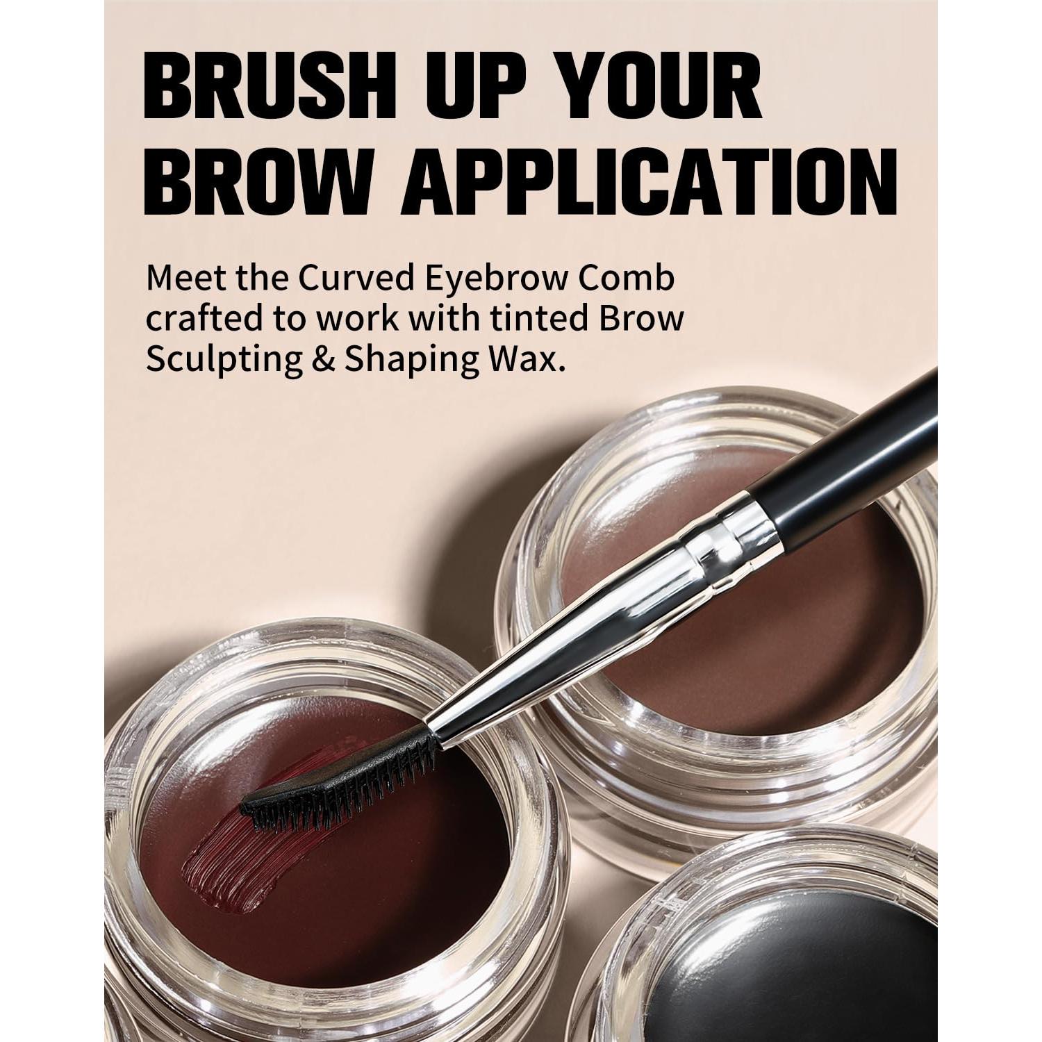 Brocha y Peine de Cejas Doble Punta EIGSHOW - Precisión Profesional