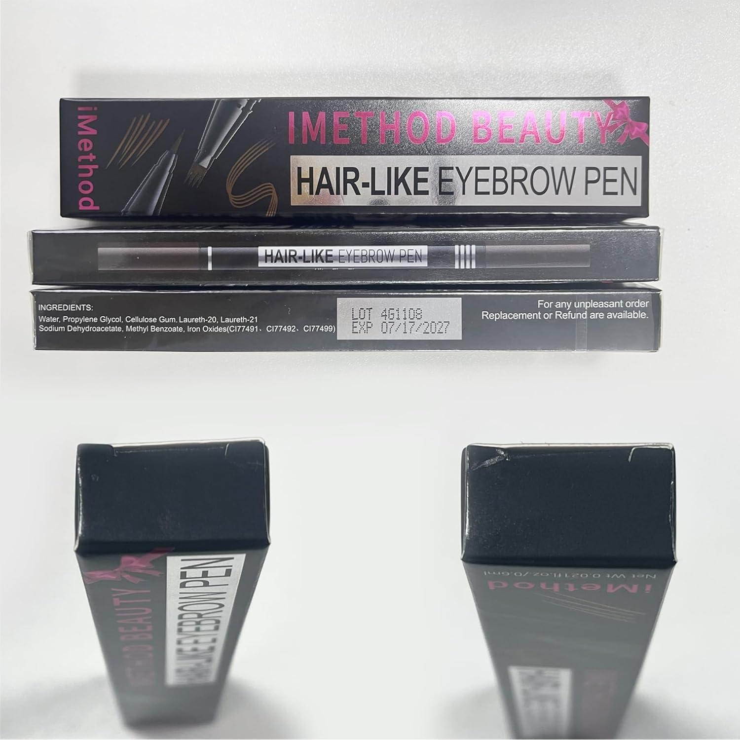 Lápiz de Cejas 2 en 1 iMethod Marrón Claro - Microblading