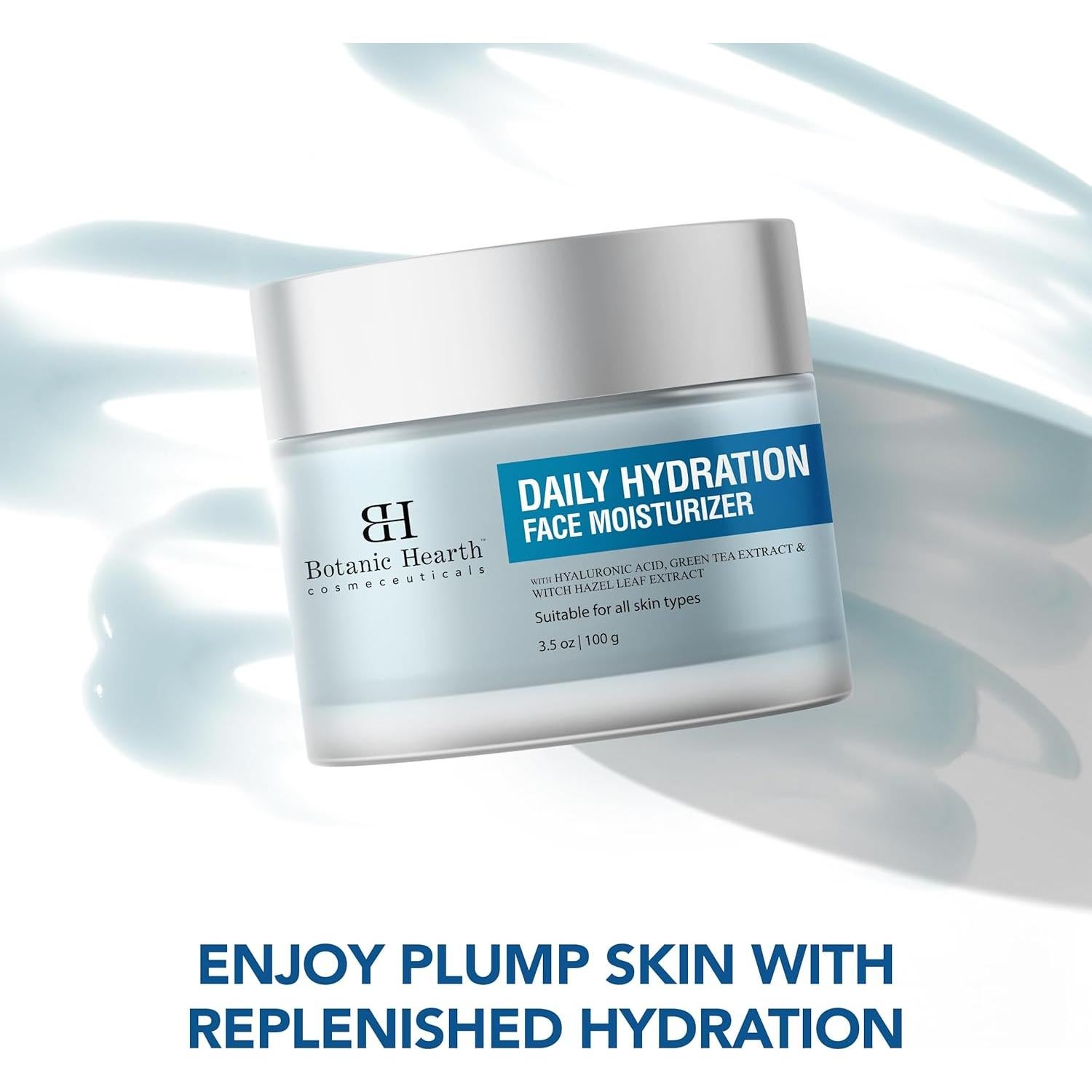 Hidratante Facial Diario Botanic Hearth 100g Ácido Hialurónico