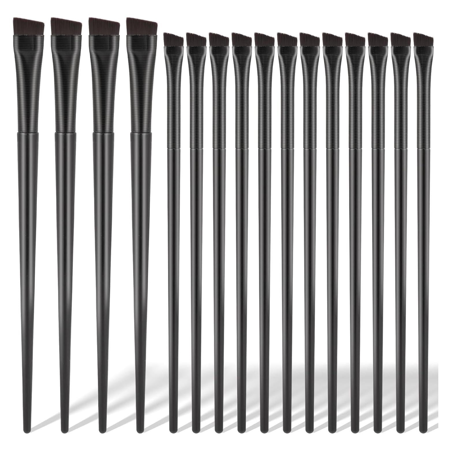 16 Pinceles Angulados para Cejas KALIONE - Delineador Preciso