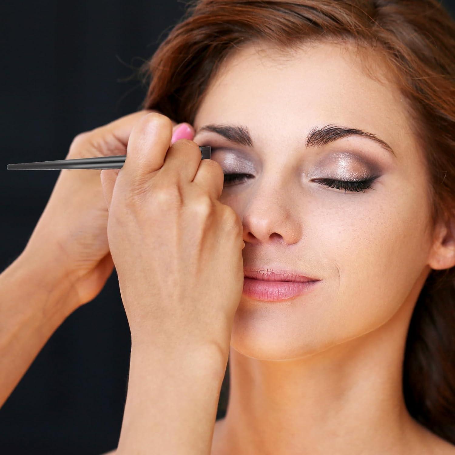 16 Pinceles Angulados para Cejas KALIONE - Delineador Preciso