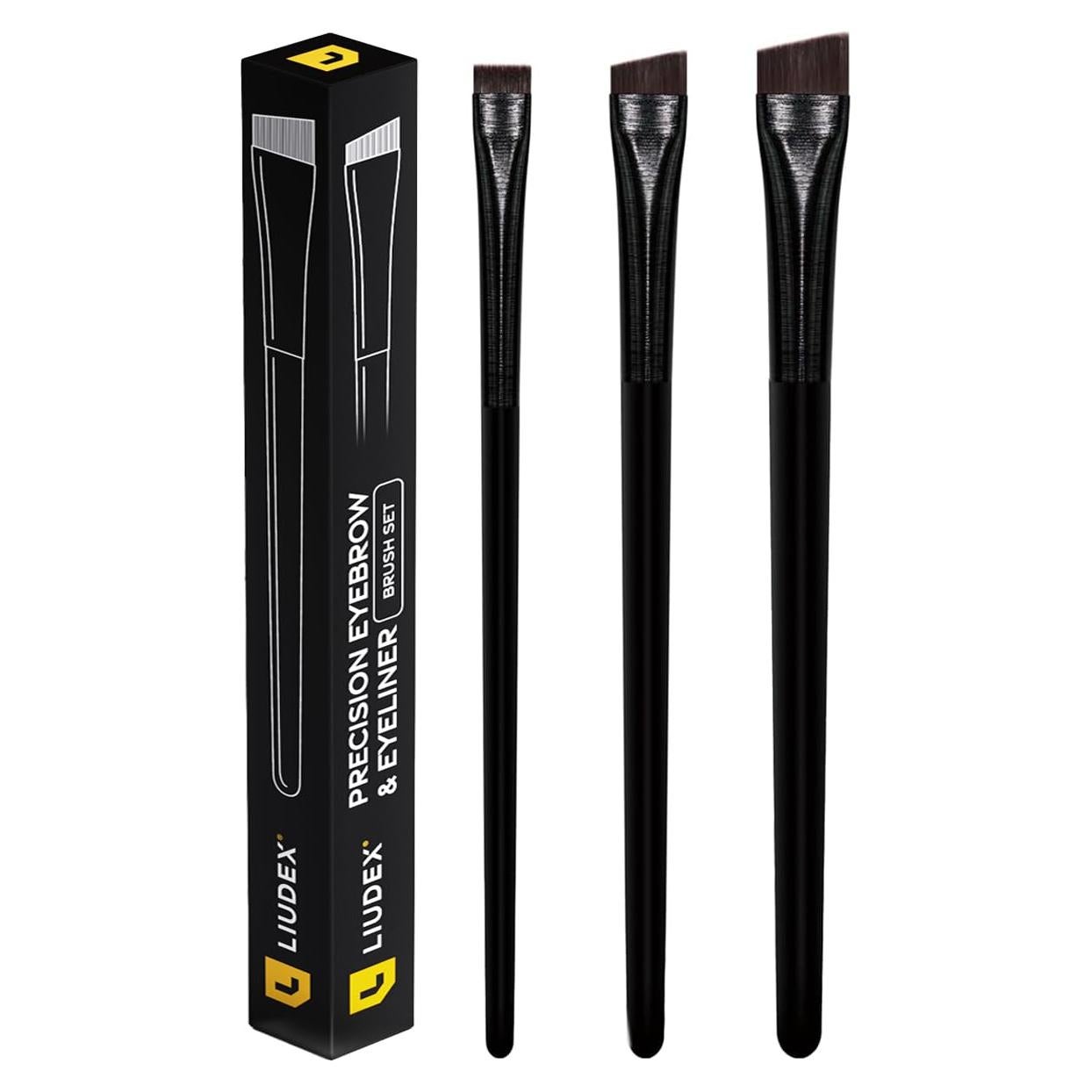 Juego de Brochas de Maquillaje LIUDEX para Cejas y Delineador