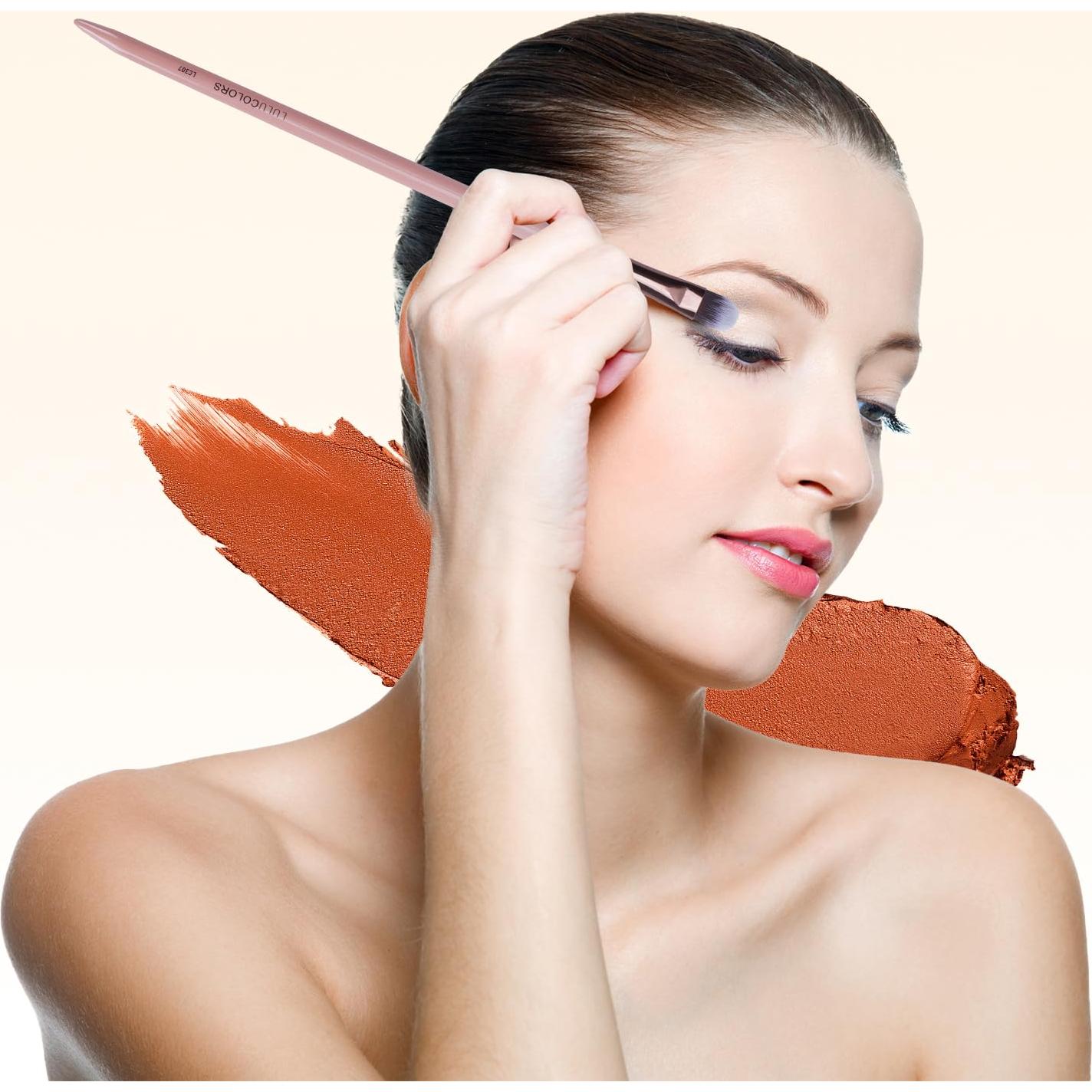 Juego de Pinceles para Maquillaje de Ojos LULUCOLORS 5 Piezas