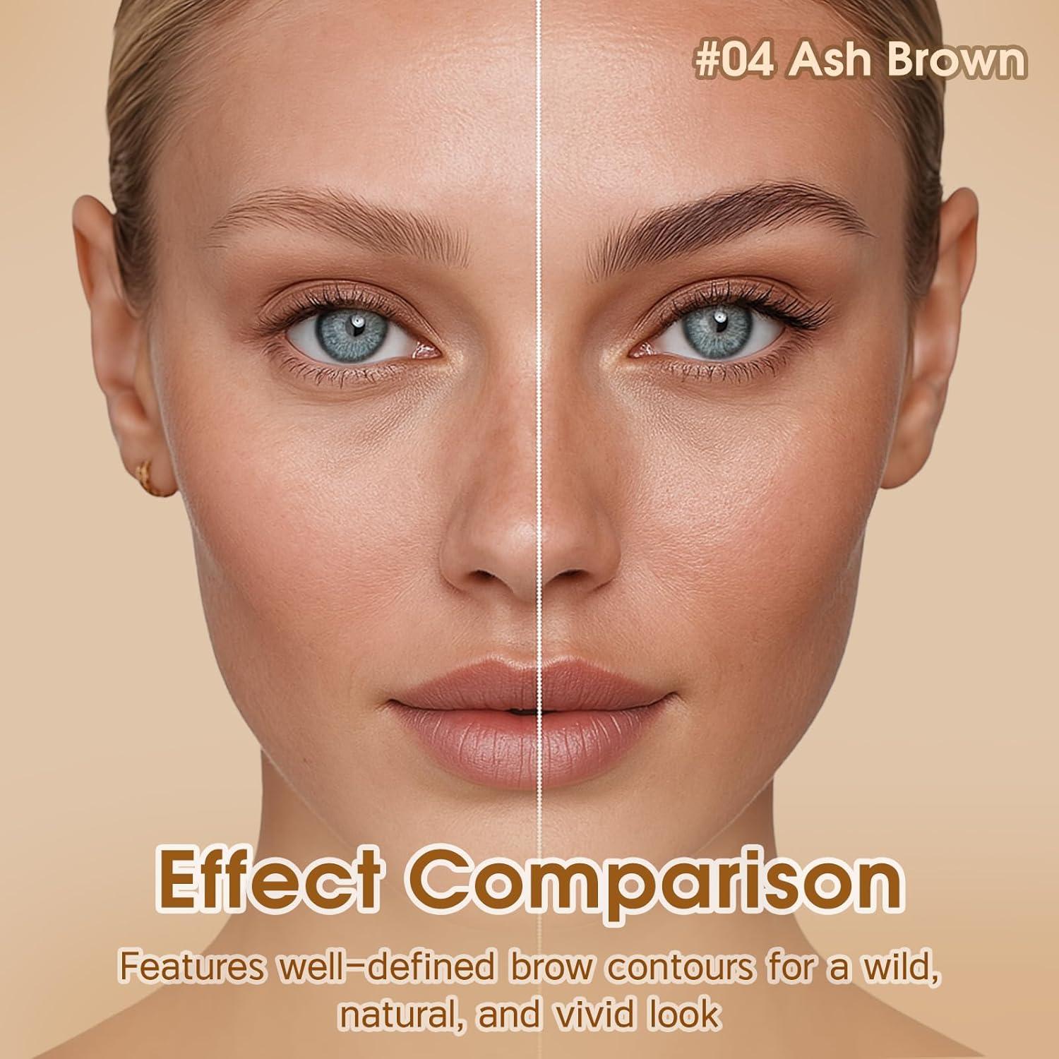 Lápiz de Cejas Microblading UCANBEMAKEUP 04 Marrón Ceniza