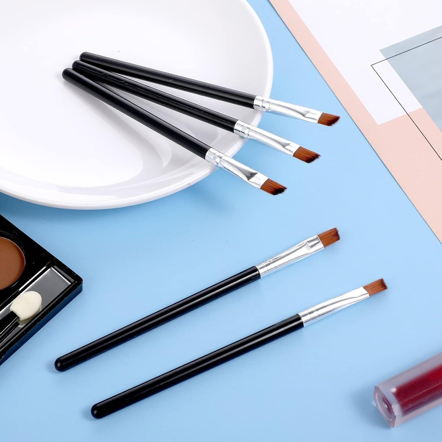 Set de 5 Pinceles de Maquillaje WLLHYF con Cerdas Suaves