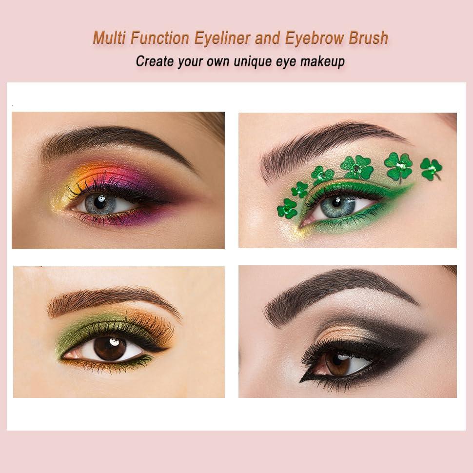 Set de Pinceles de Delineador ELESDA 5 PCS - Ángulo Fino y Delgado