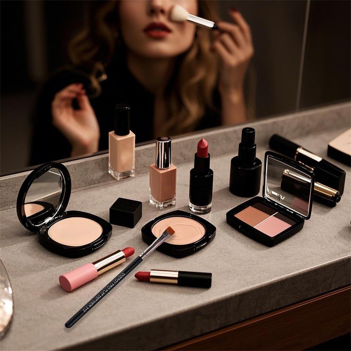 Brocha de Delineador Plano ENERGY - Cerdas Sintéticas Veganas