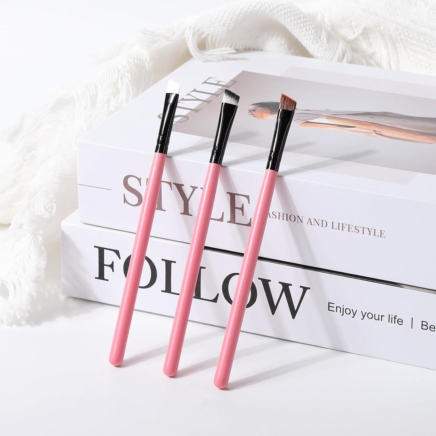 Set de Pinceles de Maquillaje Urtlia Rosa 6Pcs Precisión