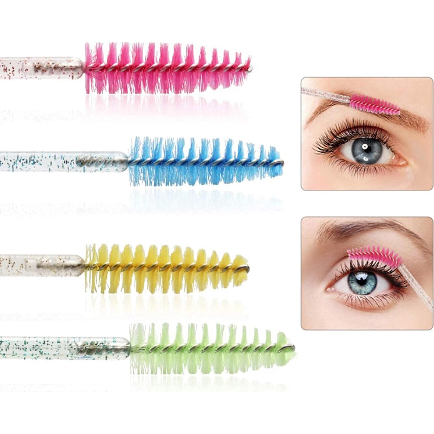 Cepillos Desechables para Pestañas i-Laesh - 100 Piezas Cristal Negro