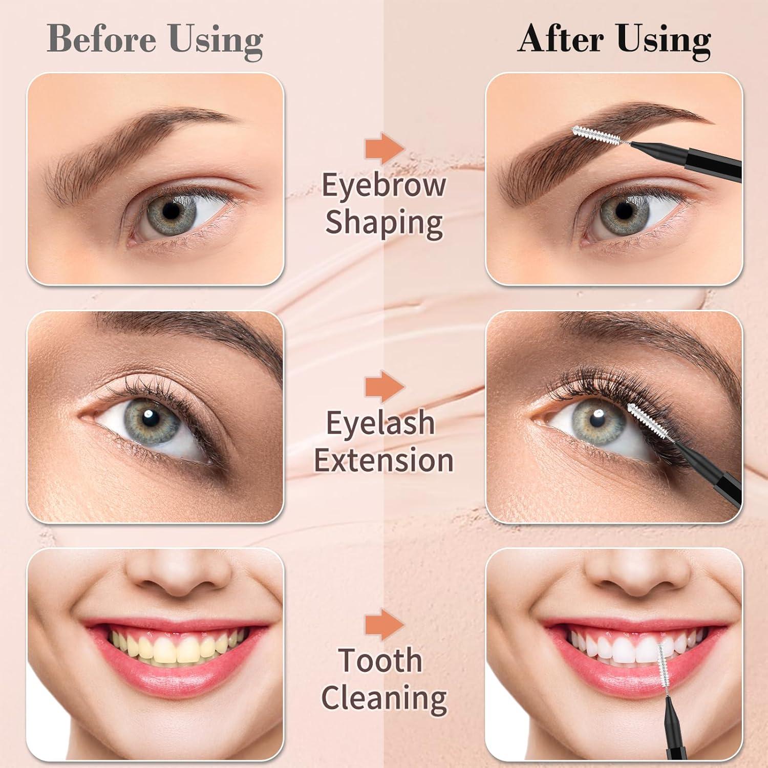 Juego de 120 Cepillos para Cejas y Pestañas MAPVOLUT