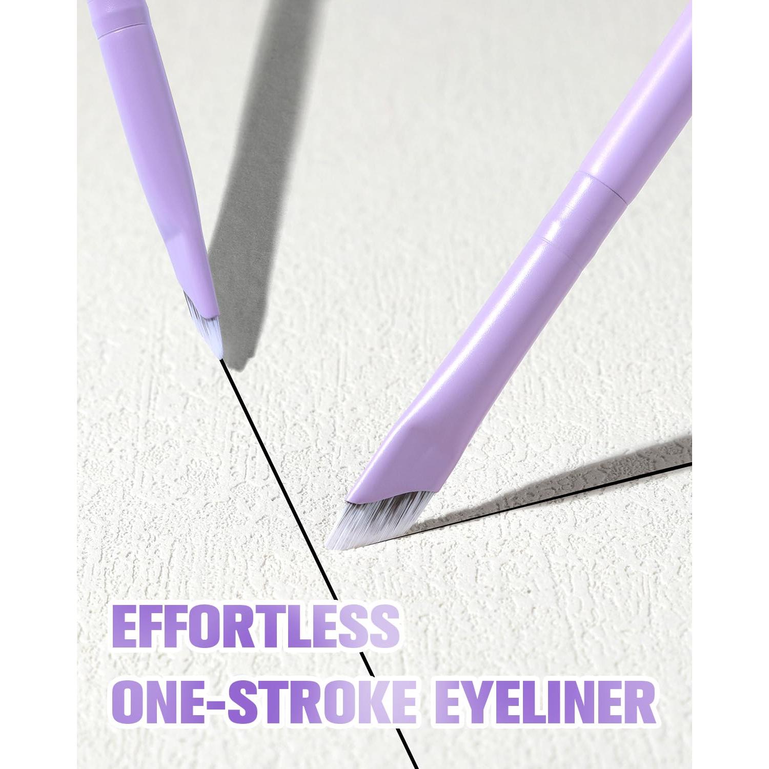 Brocha de Eyeliner Angulada EIGSHOW con Iones de Plata 15.24cm