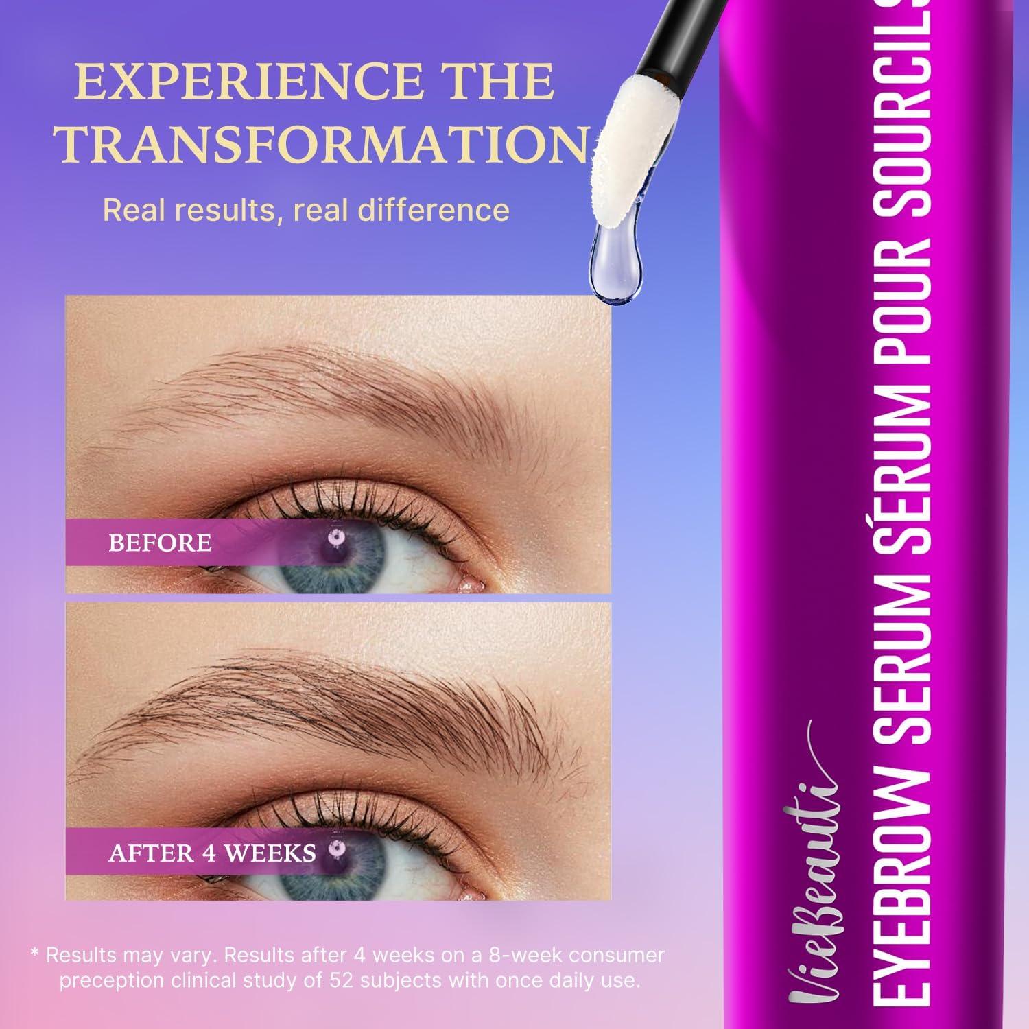 Suero de Crecimiento de Cejas VieBeauti 3mL - Fórmula Natural