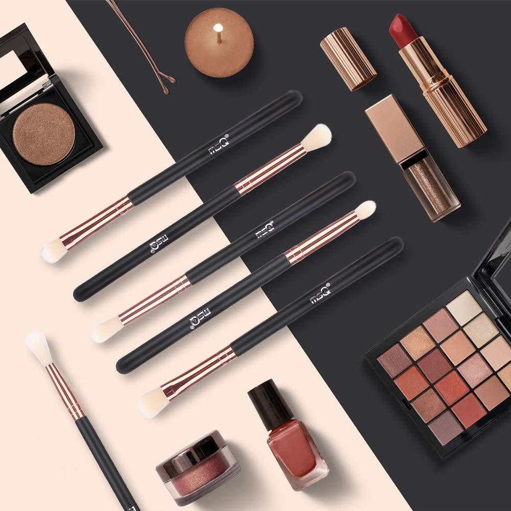 Juego de Brochas para Ojos MSQ Rosa Dorado 6 Piezas