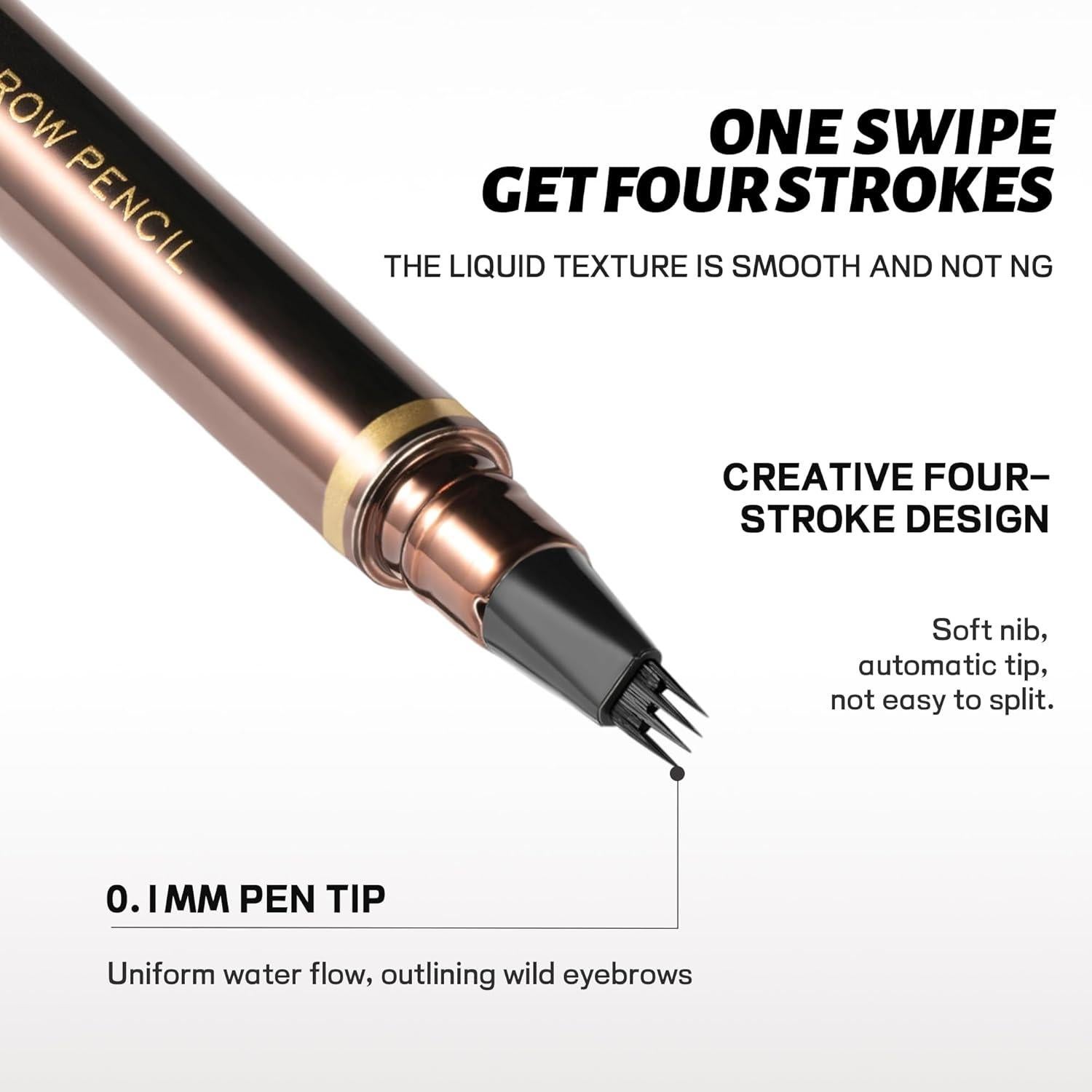 Paquete de 2 Lápices de Cejas Espoce Makeup Marrón Oscuro