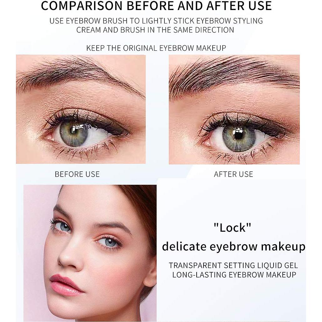 Gel Fijador de Cejas Transparente DAGEDA 51.3g Resistente al Agua